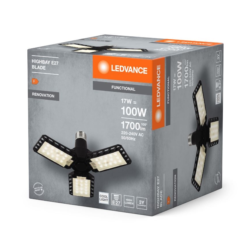 LED glödlampa HIGHBAY E27/17W/230V 4000K - Ledvance