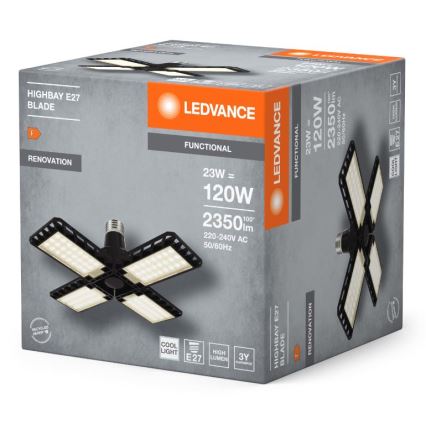 LED glödlampa HIGHBAY E27/23W/230V 4000K - Ledvance