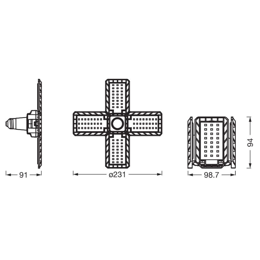 LED glödlampa HIGHBAY E27/23W/230V 4000K - Ledvance