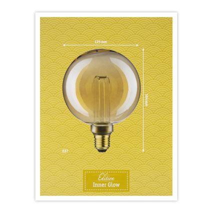 LED glödlampa INNER G125 E27/3,5W/230V 1800K - Paulmann 28875