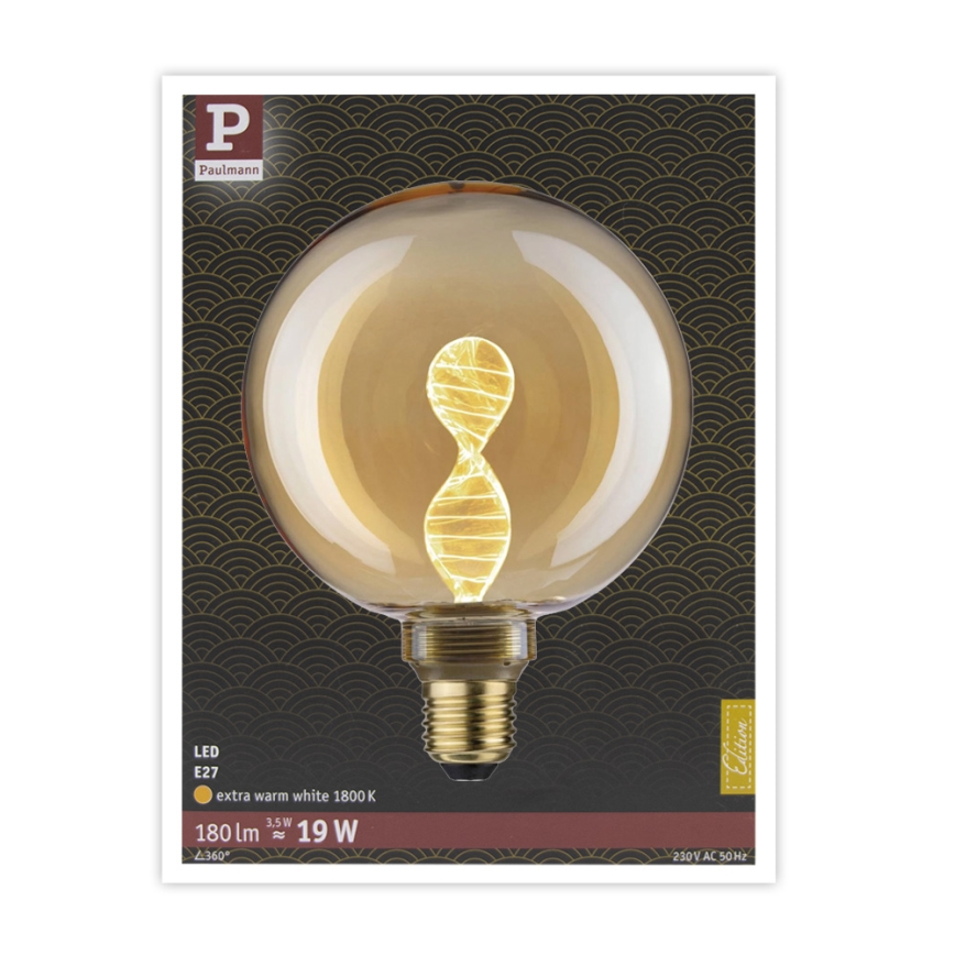 LED glödlampa INNER G125 E27/3,5W/230V 1800K - Paulmann 28881