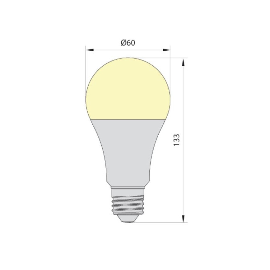 LED glödlampa  LEDSTAR ECO A65 E27/20W/230V 4000K