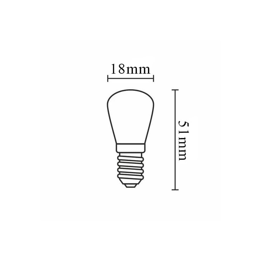LED glödlampa MINI E14/3,5W/230V 4000K