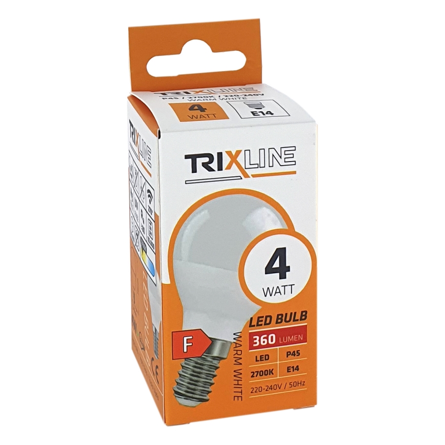 LED glödlampa P45 E14/4W/230V 2700K