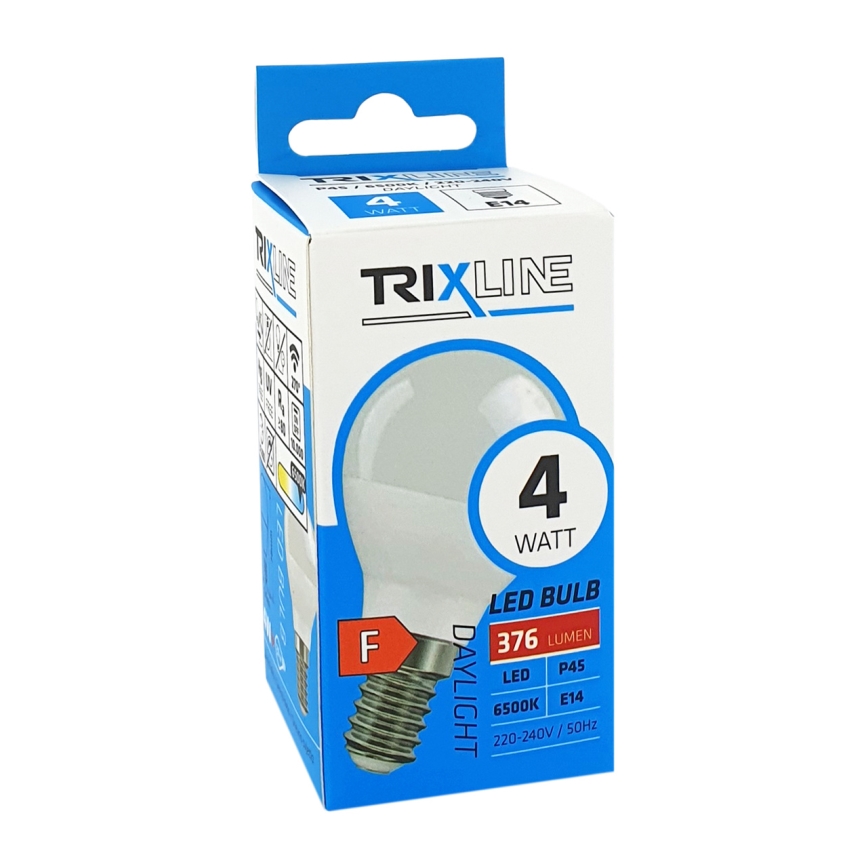 LED glödlampa P45 E14/4W/230V 6500K