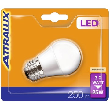 LED glödlampa P45 E27/3,2W/230V 2700K - Attralux