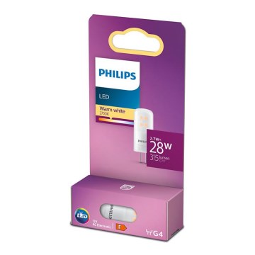 LED glödlampa Philips G4/2,7W/12V 2700K