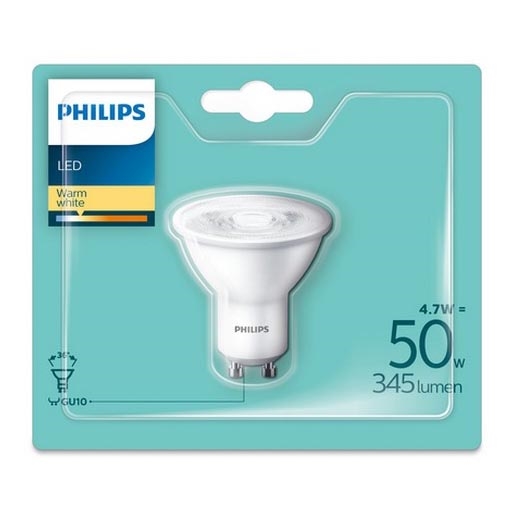 LED glödlampa  Philips GU10/4,7W/230V 2700K