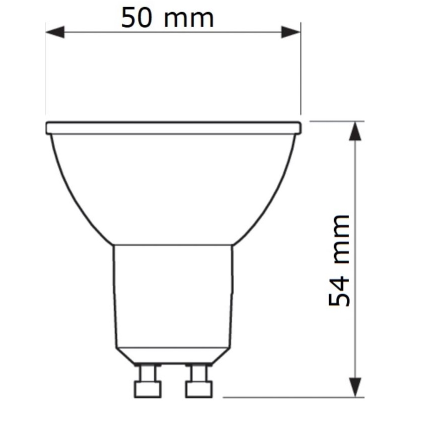 LED glödlampa Philips GU10/6,7W/230V 6500K