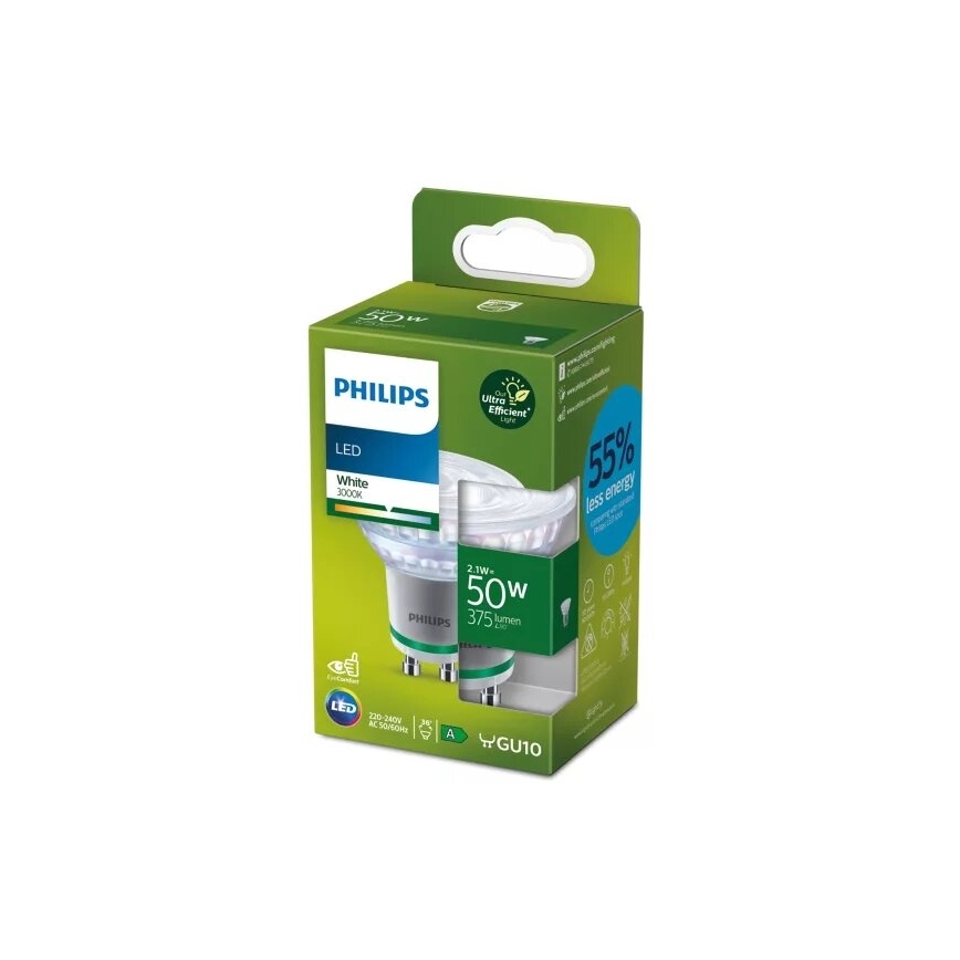 LED glödlampa Philips PAR16 GU10/2,1W/230V 3000K