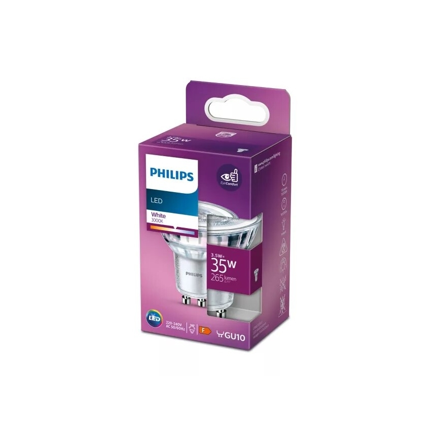 LED glödlampa Philips PAR16 GU10/3,5W/230V 3000K