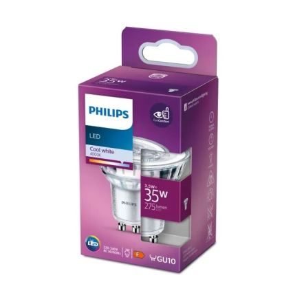 LED glödlampa Philips PAR16 GU10/3,5W/230V 4000K