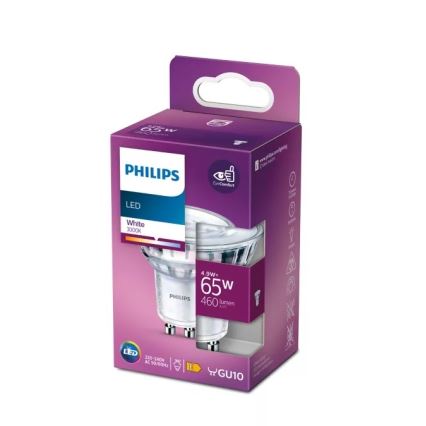 LED glödlampa Philips PAR16 GU10/4,9W/230V 3000K