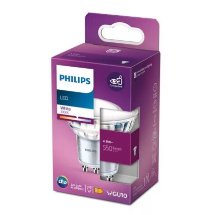 LED glödlampa Philips PAR16 GU10/4,9W/230V 3000K