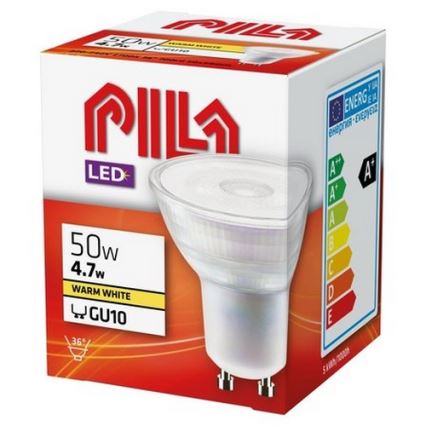 LED glödlampa Philips Pila PAR16 GU10/4,7W/230V 2700K