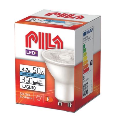 LED glödlampa Philips Pila PAR16 GU10/4,7W/230V 4000K