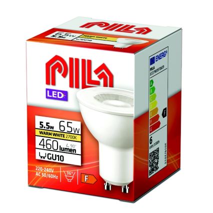 LED glödlampa Philips Pila PAR16 GU10/5,5W/230V 2700K