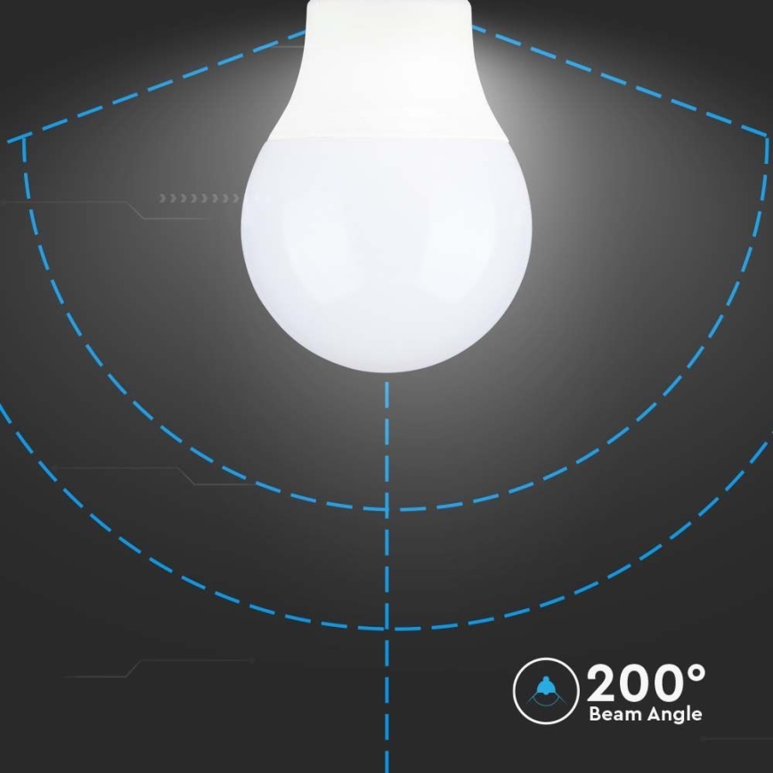 LED glödlampa SAMSUNG CHIP A60 E14/8,5W/230V 4000K