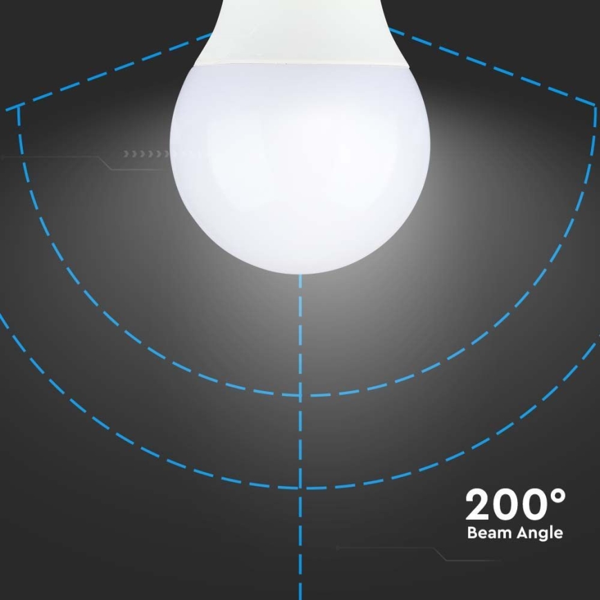 LED glödlampa SAMSUNG CHIP A60 E14/8,5W/230V 6500K