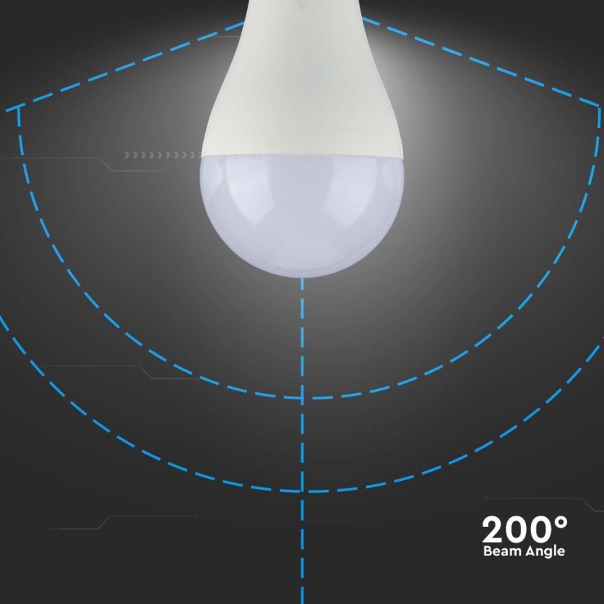 LED glödlampa SAMSUNG CHIP A65 E27/8,5W/230V 3000K