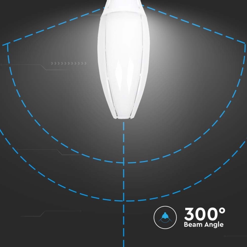 LED glödlampa SAMSUNG CHIP E40/60W/230V 4000K
