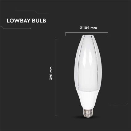 LED glödlampa SAMSUNG CHIP E40/60W/230V 6500K
