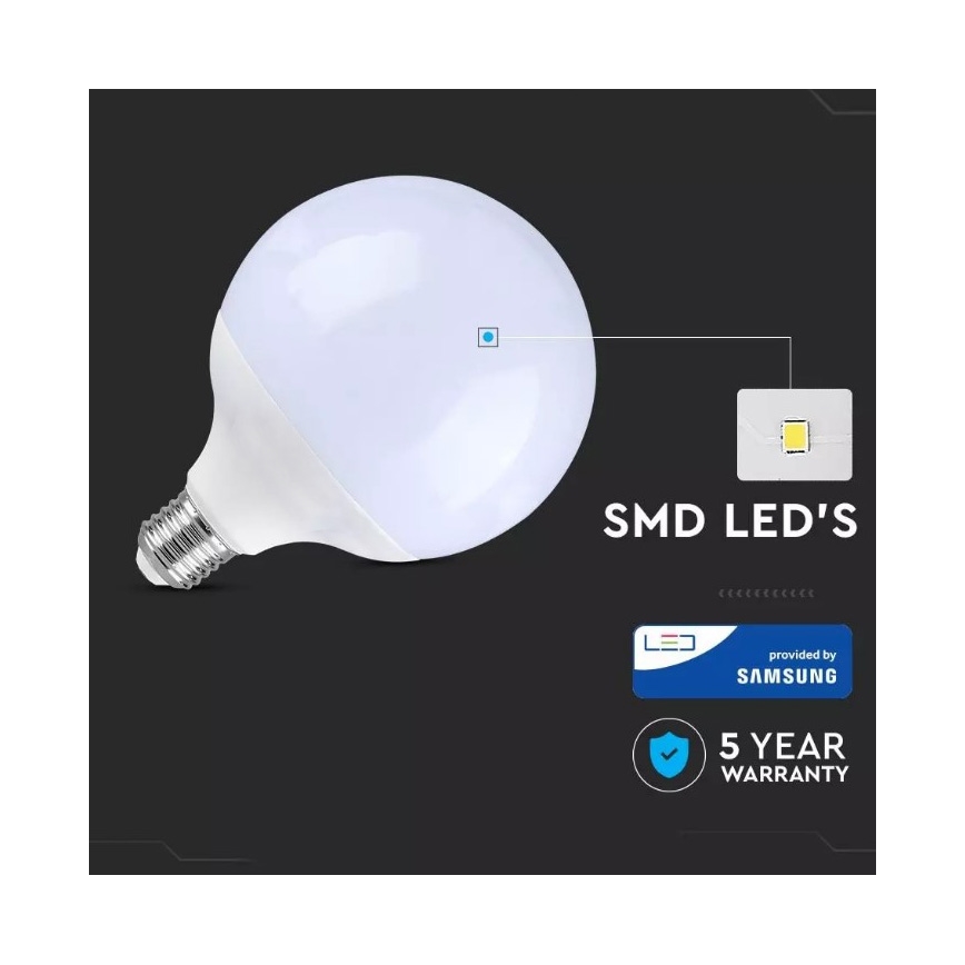 LED glödlampa  SAMSUNG CHIP G120 E27/18W/230V 6400K