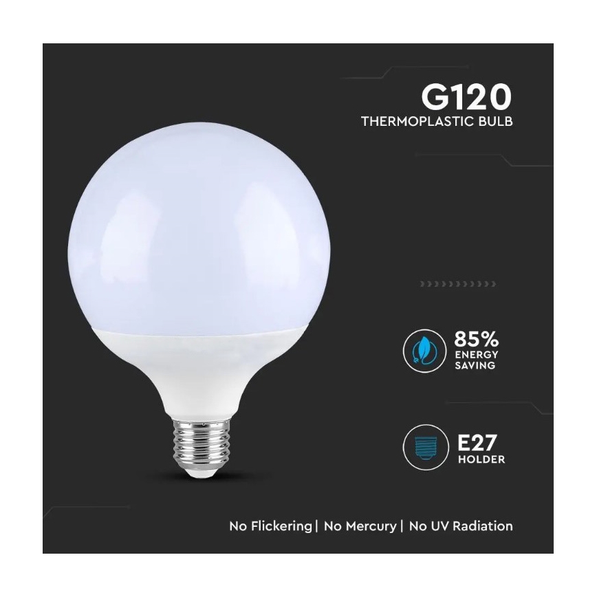 LED glödlampa  SAMSUNG CHIP G120 E27/18W/230V 6400K