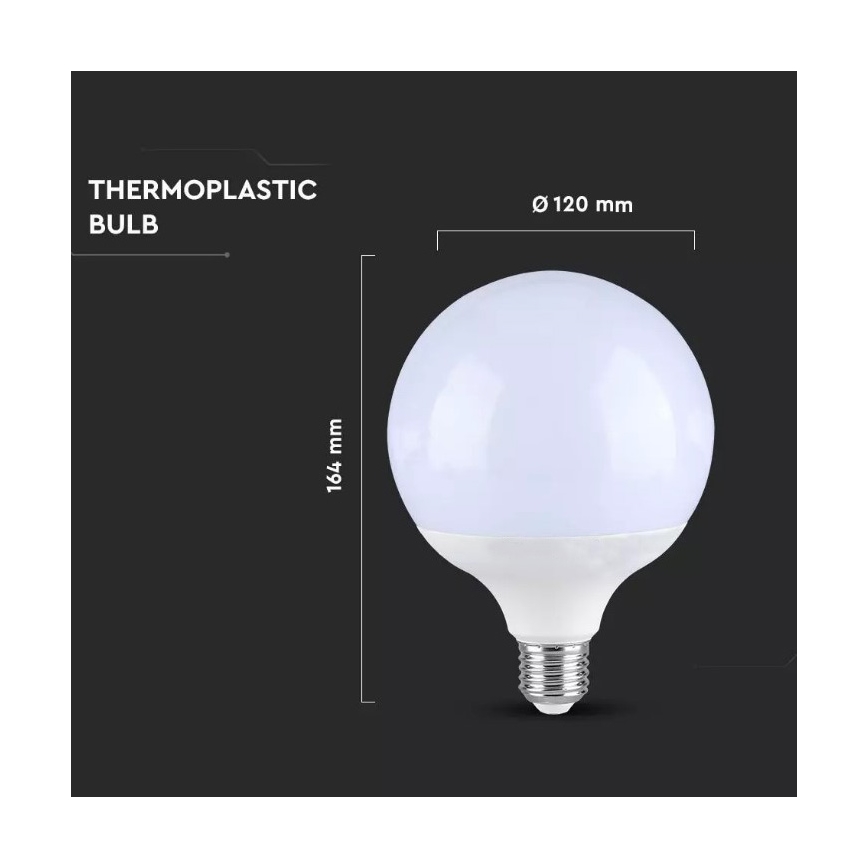 LED glödlampa  SAMSUNG CHIP G120 E27/18W/230V 6400K