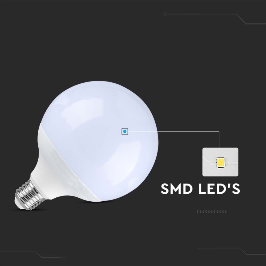 LED glödlampa SAMSUNG CHIP G120 E27/22W/230V 4000K