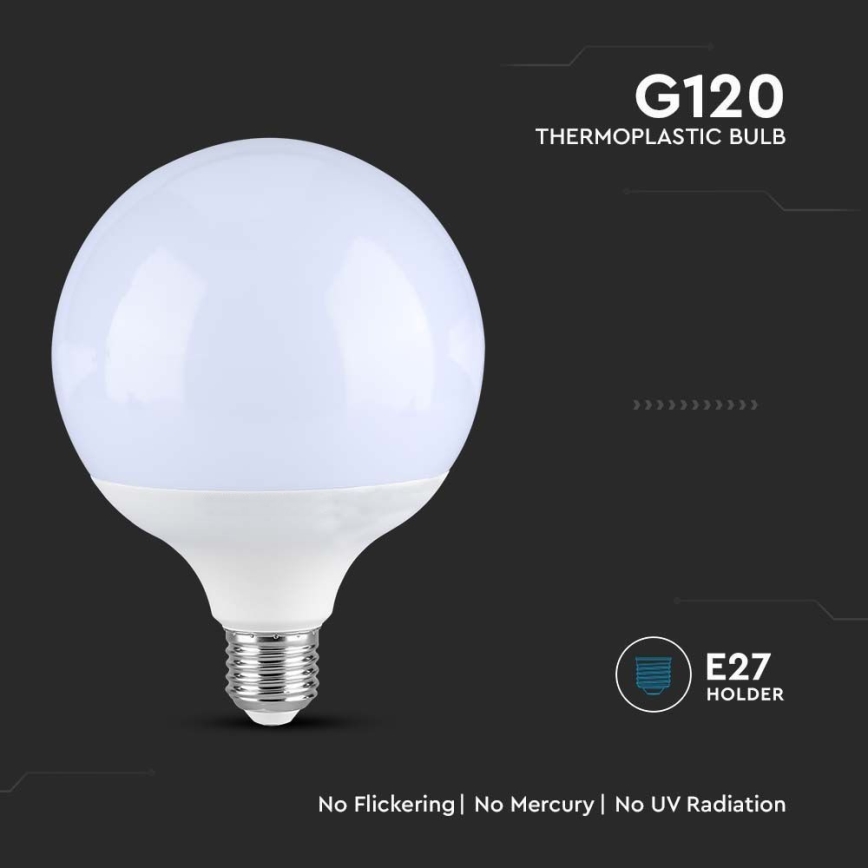 LED glödlampa SAMSUNG CHIP G120 E27/22W/230V 4000K