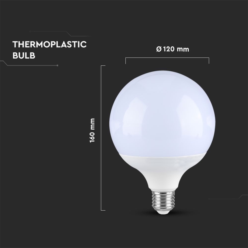 LED glödlampa SAMSUNG CHIP G120 E27/22W/230V 4000K
