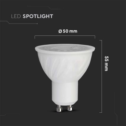 LED glödlampa SAMSUNG CHIP GU10/6W/230V 3000K