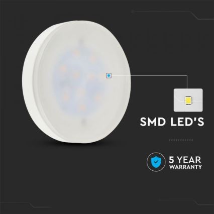 LED glödlampa SAMSUNG CHIP GX53/6,4W/230V 3000K