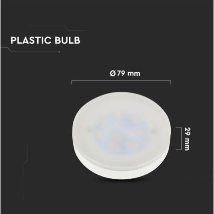 LED glödlampa SAMSUNG CHIP GX53/6,4W/230V 6500K