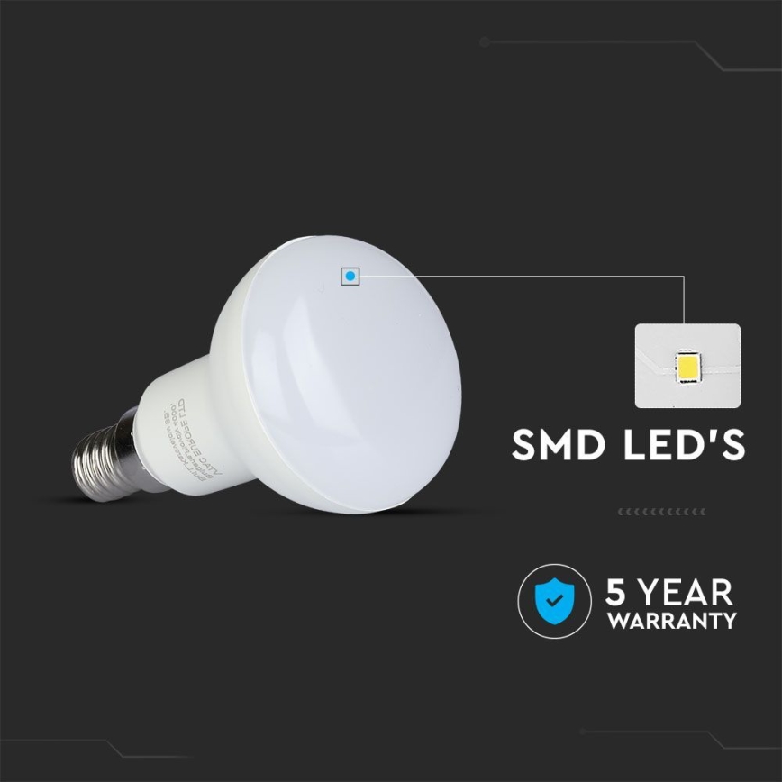 LED glödlampa SAMSUNG CHIP R50 E14/4,8W/230V 6500K