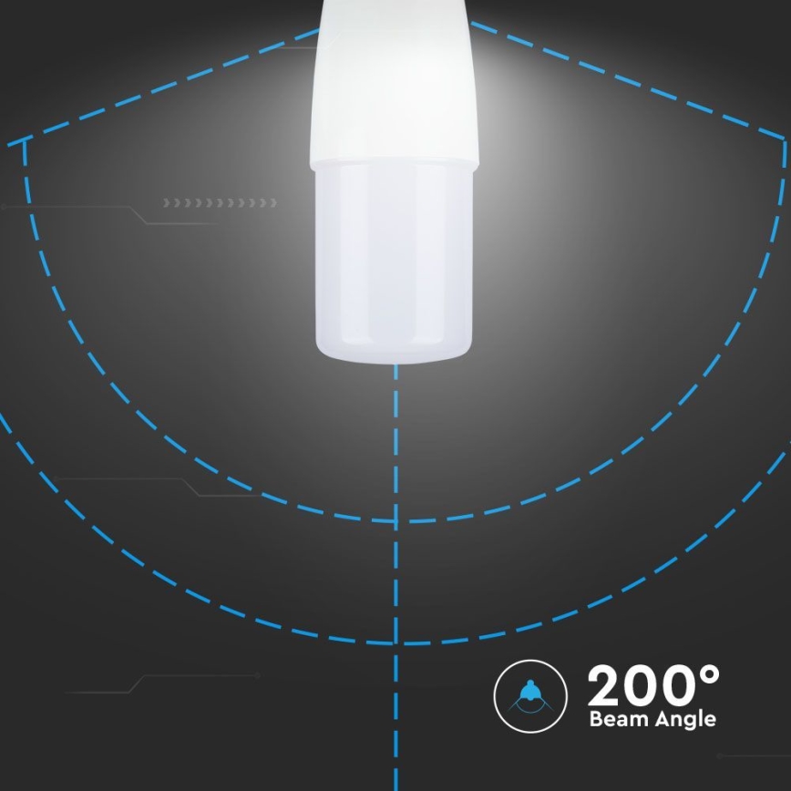 LED Glödlampa SAMSUNG CHIP T37 E14/7,5W/230V 6400K