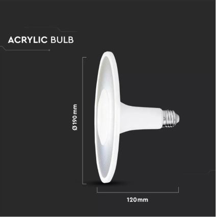 LED glödlampa  SAMSUNG CHIP UFO E27/11W/230V 120° 6400K
