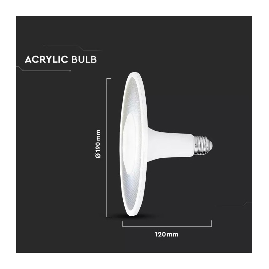 LED glödlampa  SAMSUNG CHIP UFO E27/11W/230V 120° 6400K