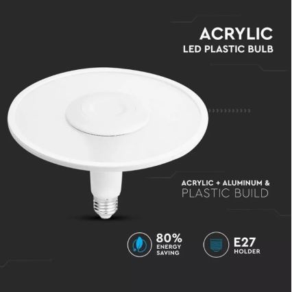 LED glödlampa  SAMSUNG CHIP UFO E27/18W/230V 120° 6400K