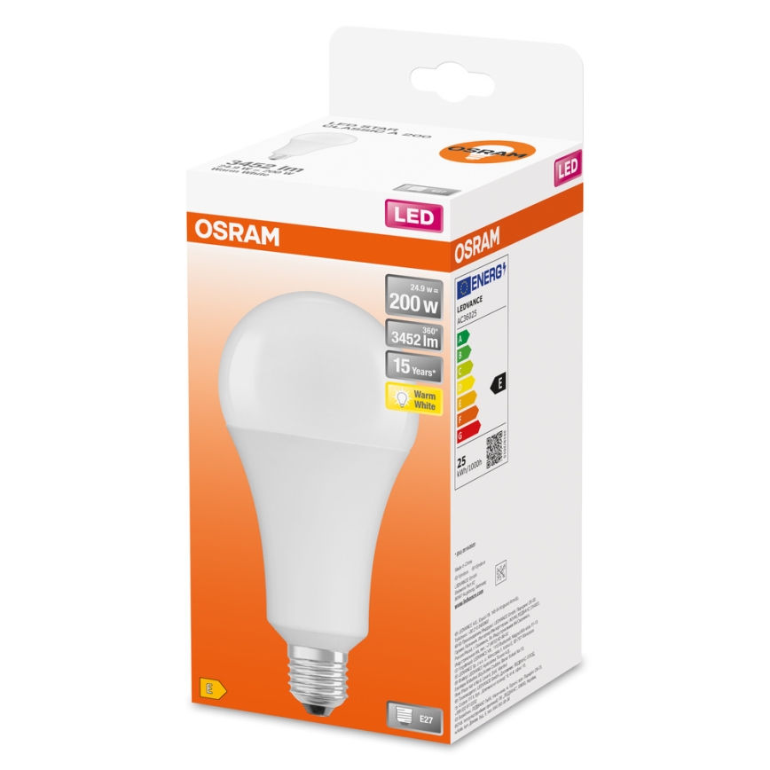 LED glödlampa STAR E27/24,9W/230V 2700K - Osram