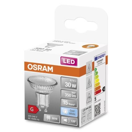 LED glödlampa STAR PAR16 GU10/4,3W/230V 4000K 120° - Osram