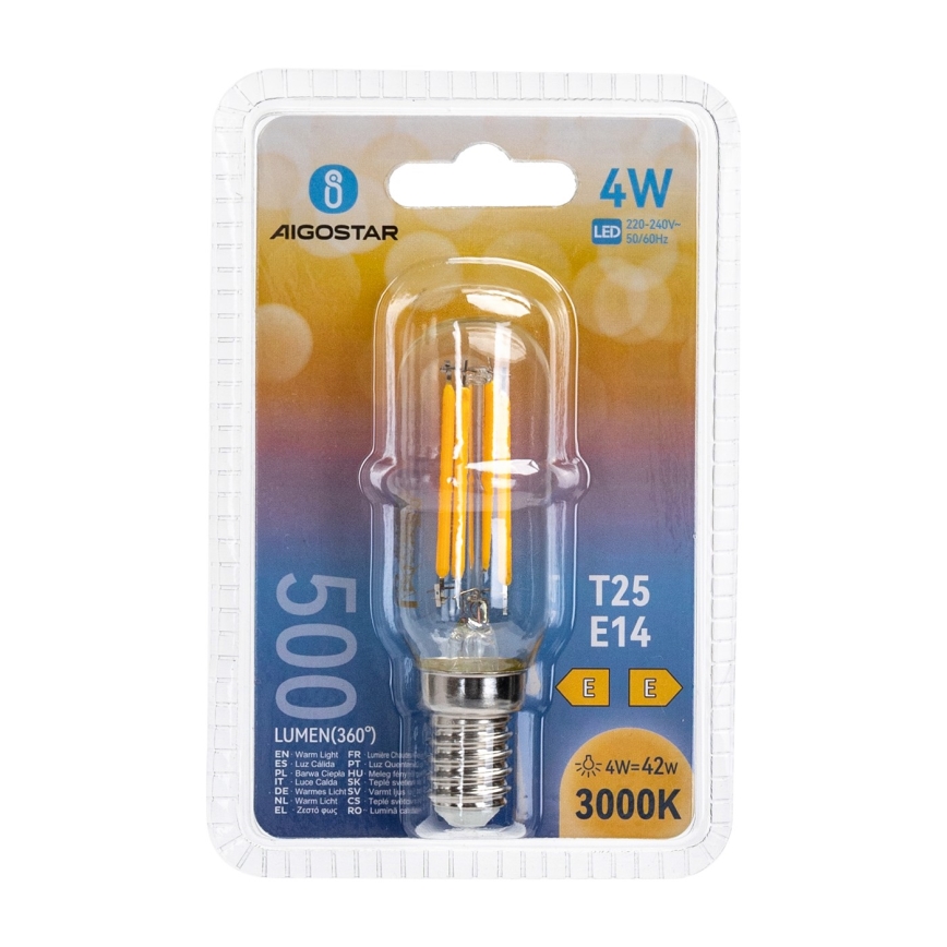 LED glödlampa T25 E14/4W/230V 3000K - Aigostar