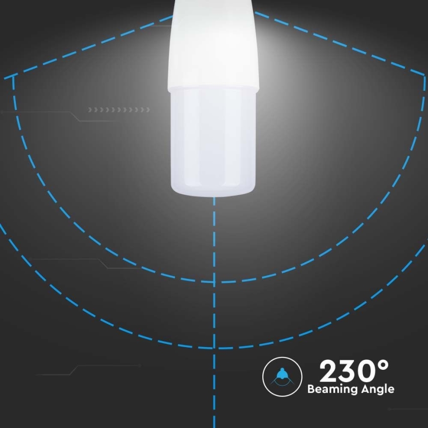LED glödlampa T37 E14/9W/230V 2700K