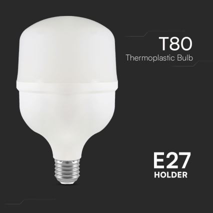 LED glödlampa T80 E27/20W/230V 4000K