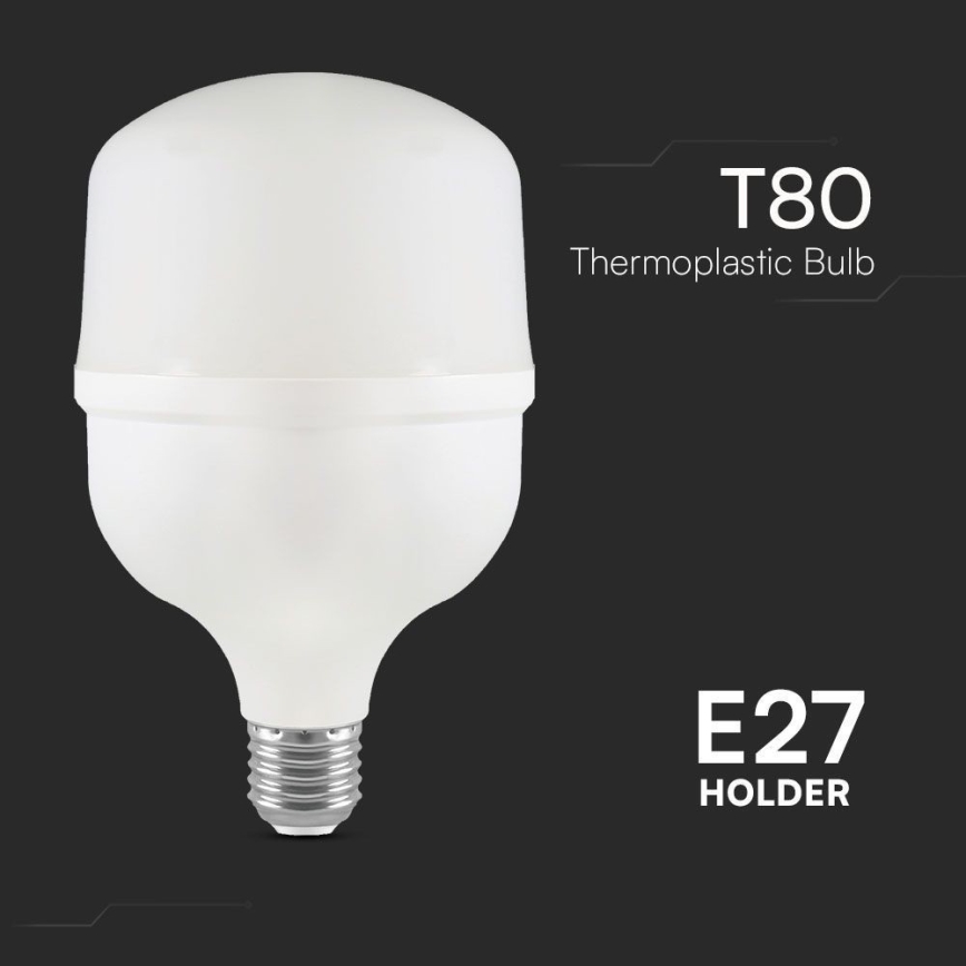 LED glödlampa T80 E27/20W/230V 4000K