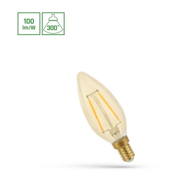 LED glödlampa VINTAGE C35 E14/5W/230V 2400K