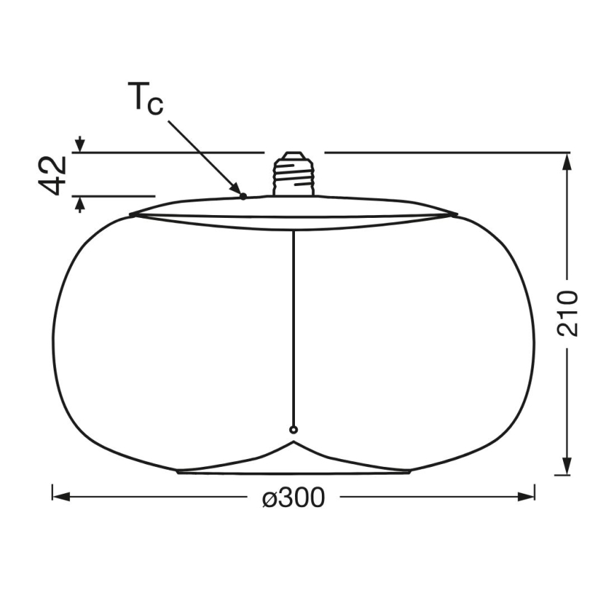 LED glödlampa VINTAGE FILAMENT E27/4W/230V 1800K rökt - Osram