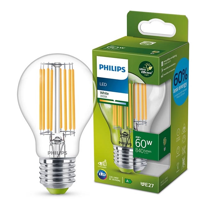 LED Glödlampa VINTAGE Philips A60 E27/4W/230V 3000K