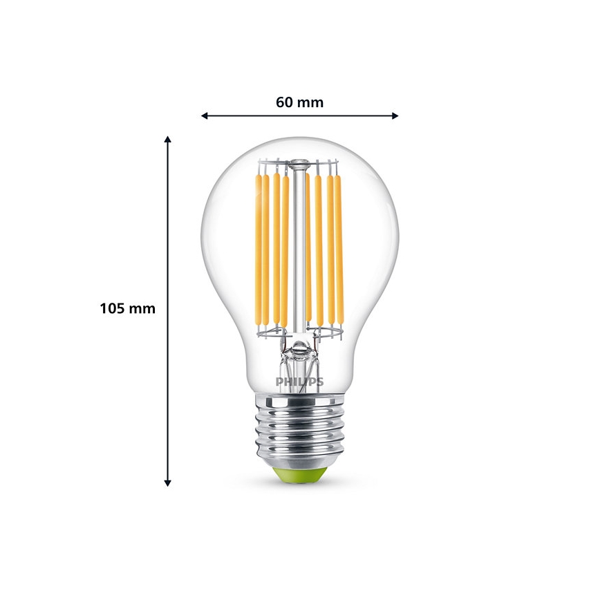 LED Glödlampa VINTAGE Philips A60 E27/4W/230V 3000K